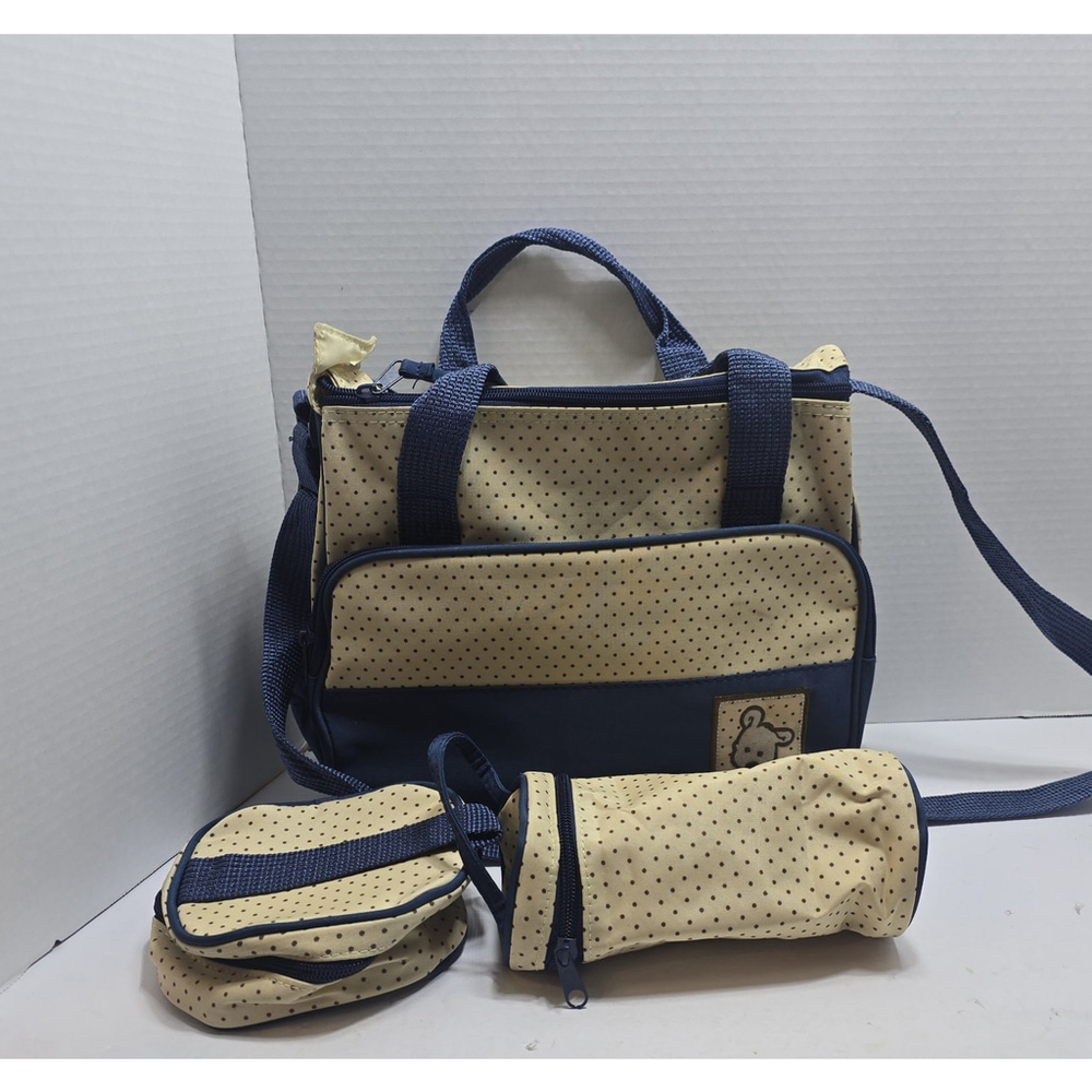 Baby Diaper Bag For Mom Baby Bottle Holder Mother Mummy Stroller Maternity 3 Pcs